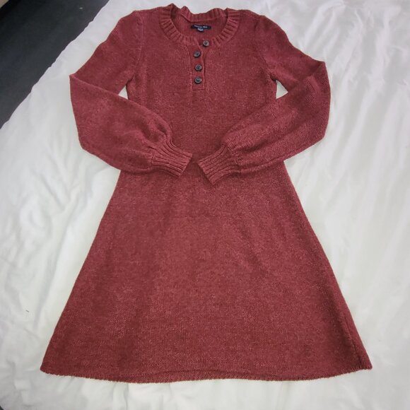 Sweater Dress American Eagle Red/orange ish ish - Picture 4 of 5